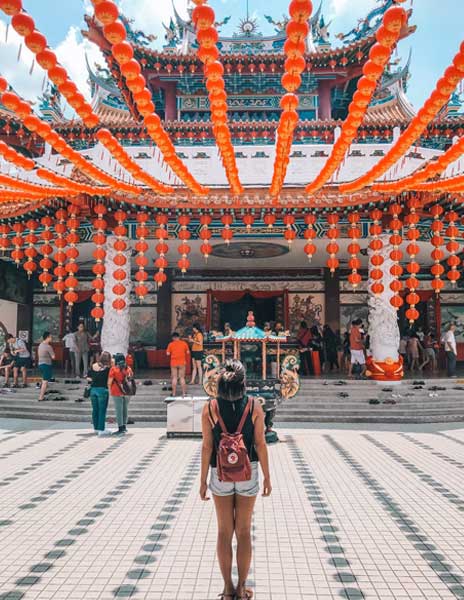 Temple entrance in Malaysia