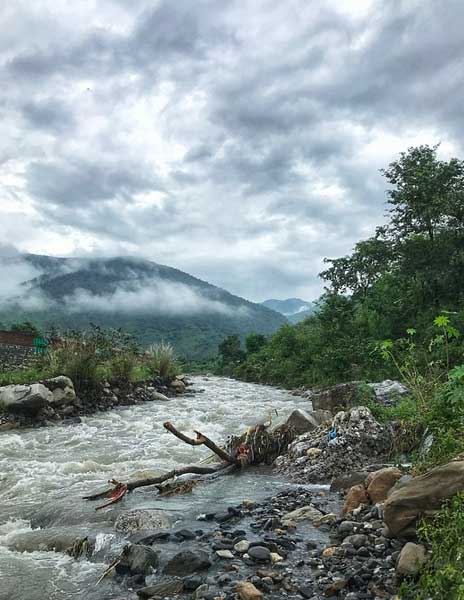Triund trekking mountain