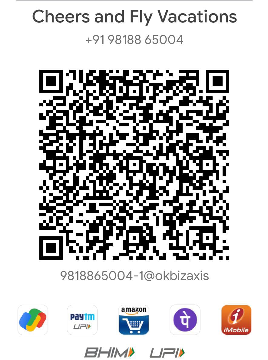 Cheers and Fly Vacations UPI QR Code