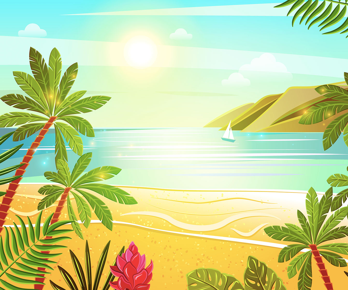 Tropical Sea Illustration